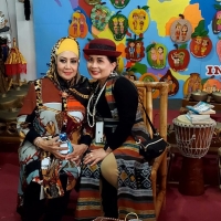 Melani Leimena Suharli Apresiasi Halimah Munawir Kelola Rumah Budaya HMA 